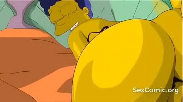 Hentai Simpsons com transa bem gostosa e gozada na buceta